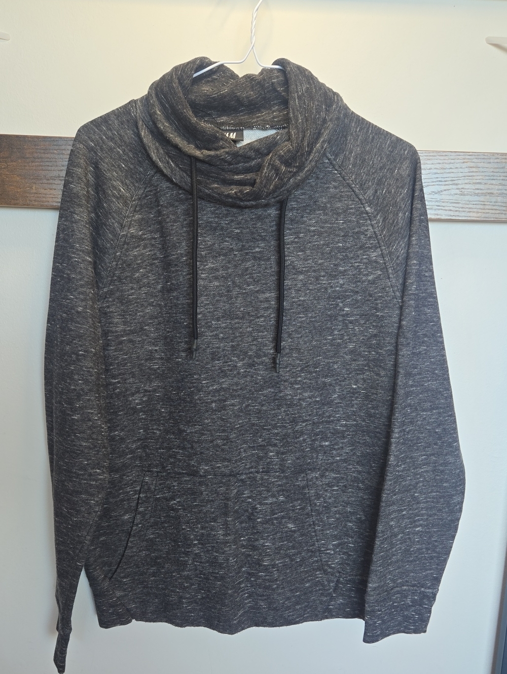 H&M Dark Charcoal Heather Turtleneck Pullover